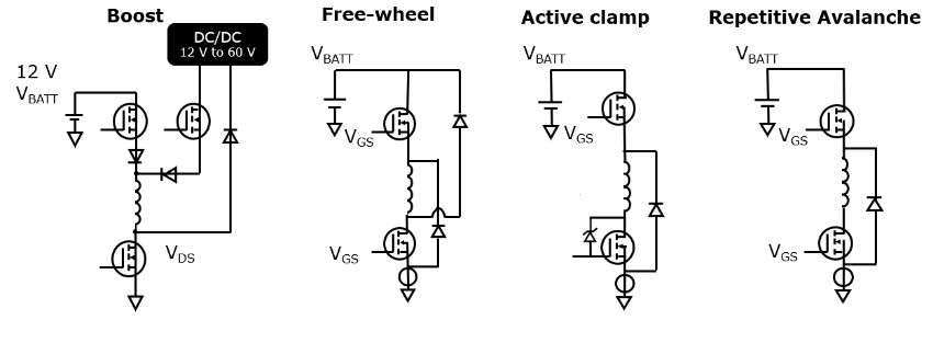 Topologies for driving solenoids and actuators